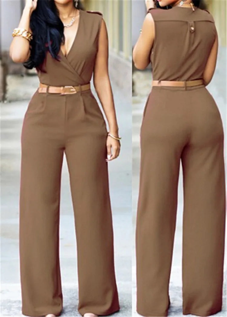 Newly Women Jumpsuit Lady Sleeveless Romper Bodysuit Bodycon Party Streetwear Outfit Clothes Party Playsuit