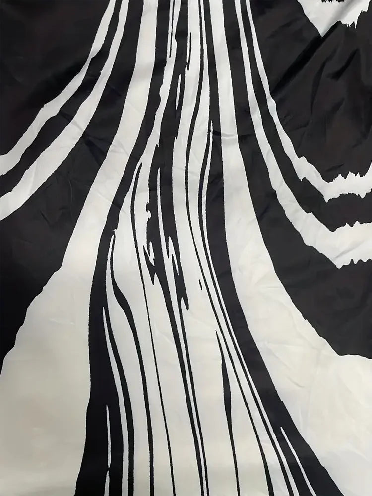 Allover Print Split Tank Dress, Elegant Bodycon Sleeveless Maxi Dress For Spring & Summer, Women's Clothing