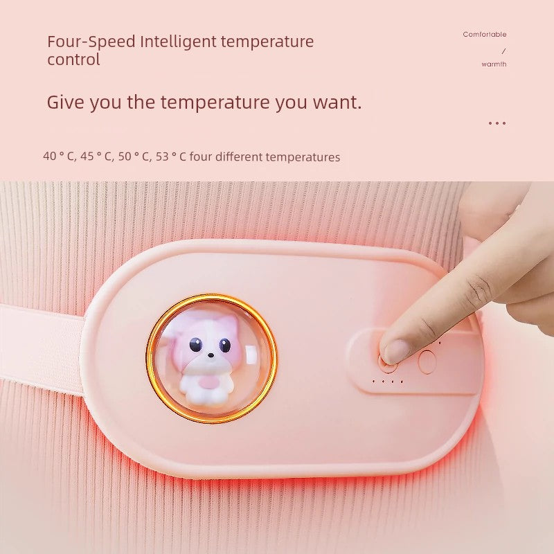 Stomach Heating Belt Girls Menstrual Period Stomach Pain Handy Gadget Dysmenorrhea Relieve Uterine Cold Waist Protection Keep Baby Warm