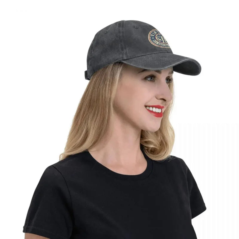 Retro Vintage 1973 All Original Parts Birthday Gifts Baseball Caps for Men Women Distressed Denim Headwear Outdoor Hats Cap