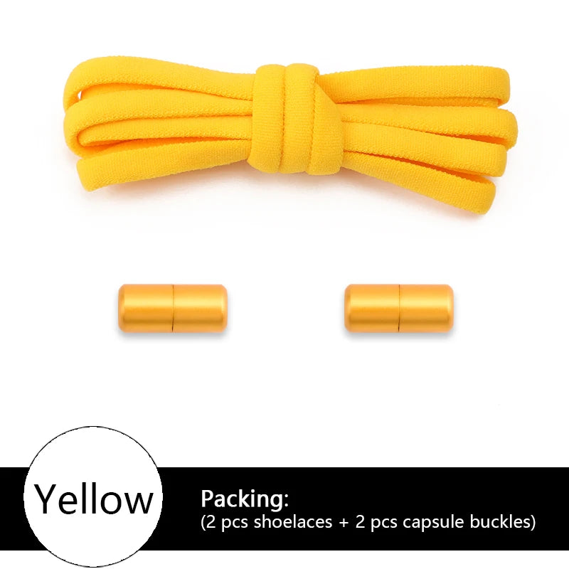 Elastic Shoelaces 21 Color Options No Tie Needed for Sneakers Children and Adults Eye Catching Lazy Shoes Lace Accessories