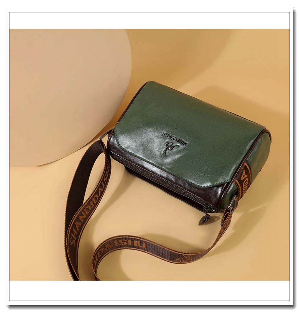 New Fashion Women's Genuine Leather Shoulder Bag Luxury Designer Handbag Brand Crossbody Bolsas For Girl Bags Messenger Bags Sac