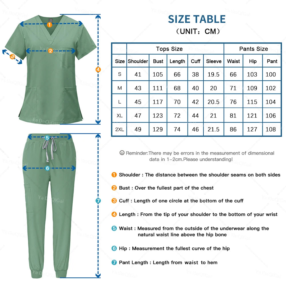 Scrub Suit Doctor or Nurse Scrubs Uniforms Multicolor Women Scrub Suit Uniform