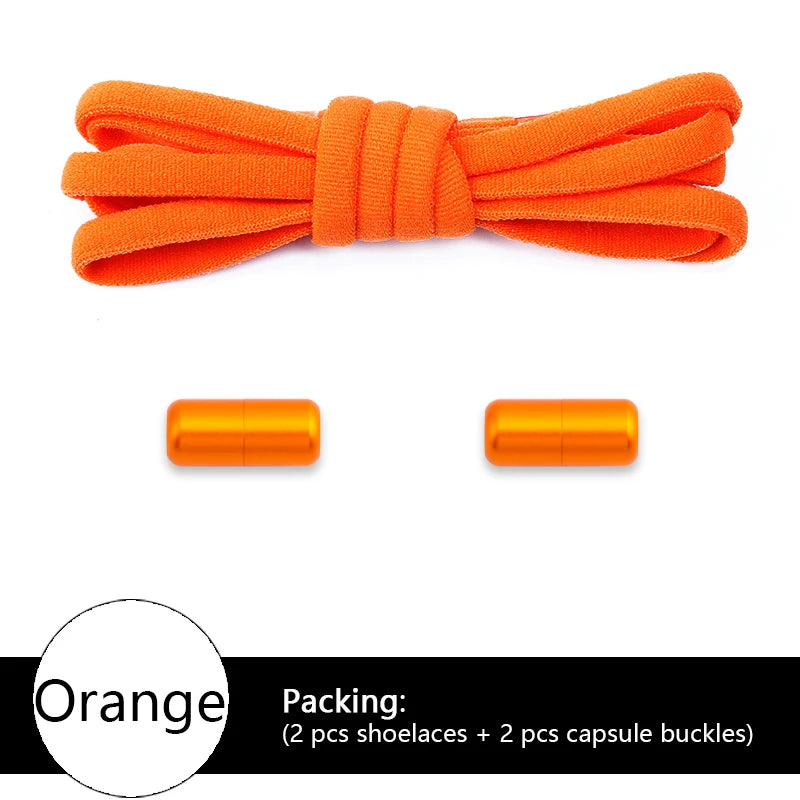Elastic Shoelaces 21 Color Options No Tie Needed for Sneakers Children and Adults Eye Catching Lazy Shoes Lace Accessories