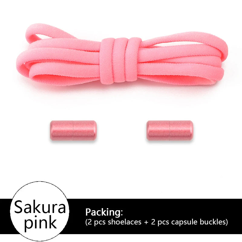Elastic Shoelaces 21 Color Options No Tie Needed for Sneakers Children and Adults Eye Catching Lazy Shoes Lace Accessories