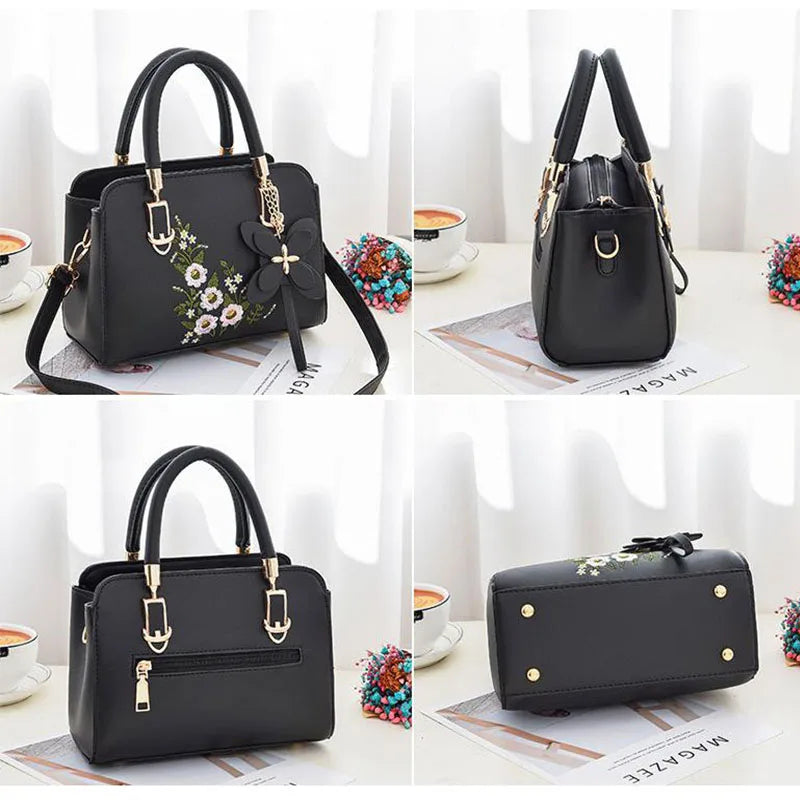 Woman shoulder bag Large capacity Handbag for Women Crossbody bag Lychee pattern Portable bucket bag ladies messenger bags
