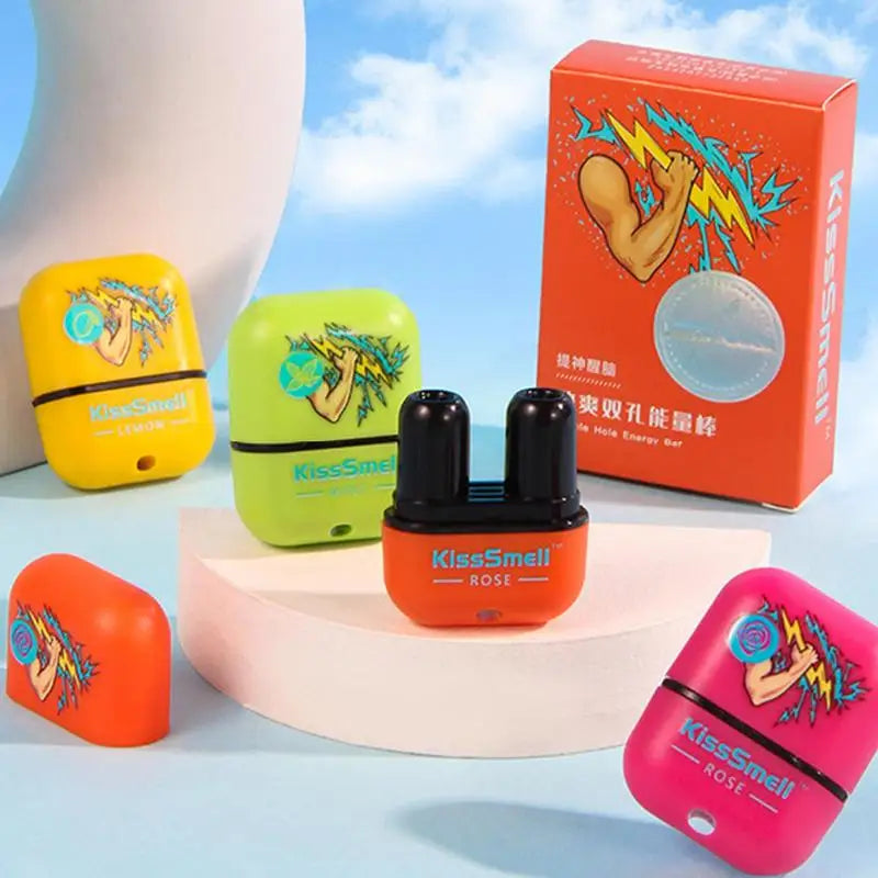 Nostrils Sticks Inhaler Tubes Cooling Essential Oil Nasal Inhaler for Sinus & Congestion Relief Daily Relaxation Stress Relief
