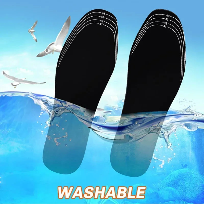 1Pair USB Heating Shoes Insole Quality Winter Warm Insoles for Feet Men Women Electrically Heated Shoe Sole Non Slip Shoe Pads