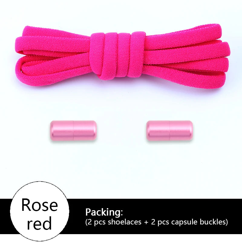 Elastic Shoelaces 21 Color Options No Tie Needed for Sneakers Children and Adults Eye Catching Lazy Shoes Lace Accessories