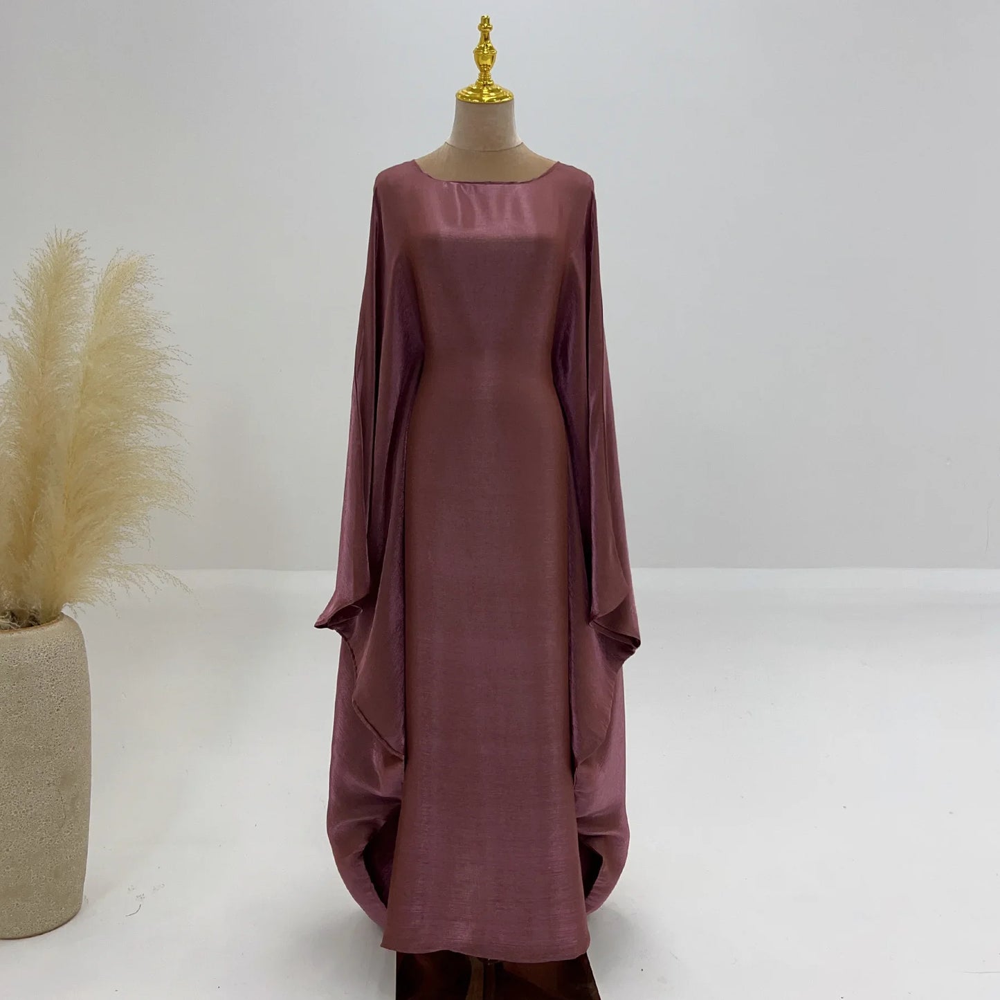 20 Colors Shiny Butterfly Abaya Inside Belt Muslim Party Dress Summer Abayas Women Dubai Luxury Turkey Islam Outfit Kaftan Robe