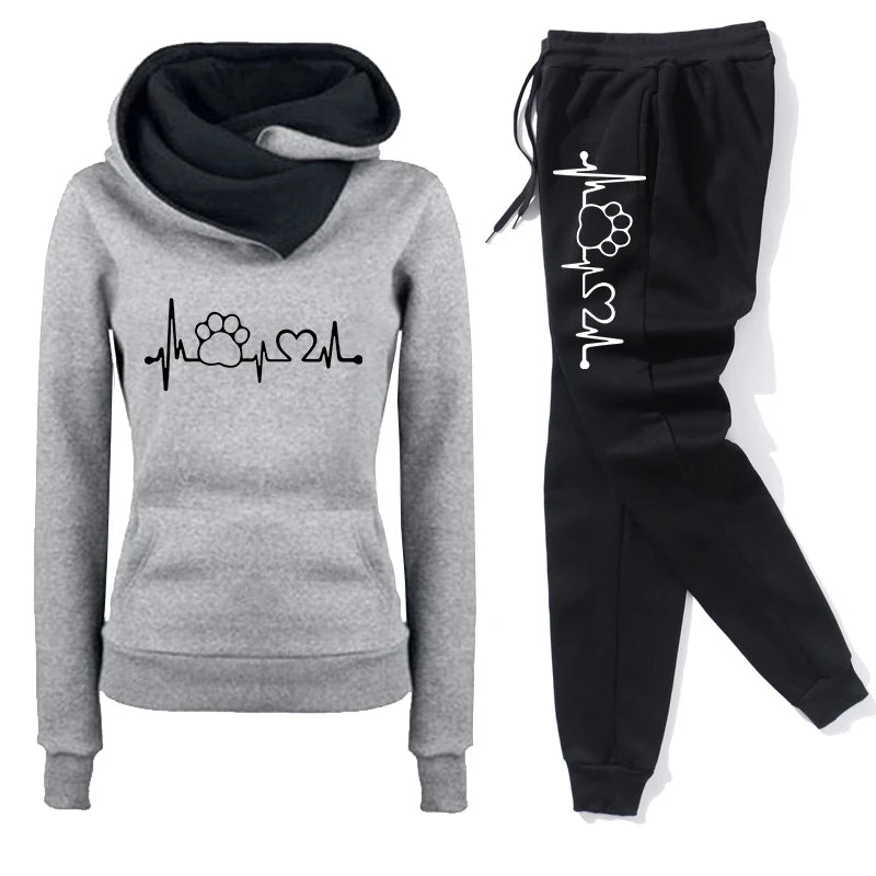 Casual Women's Suit Hot Sales Full Sets Daily Printing Sports Comfortable Gym Fashion High-quality 2024 Jogging Hoodies Outdoors