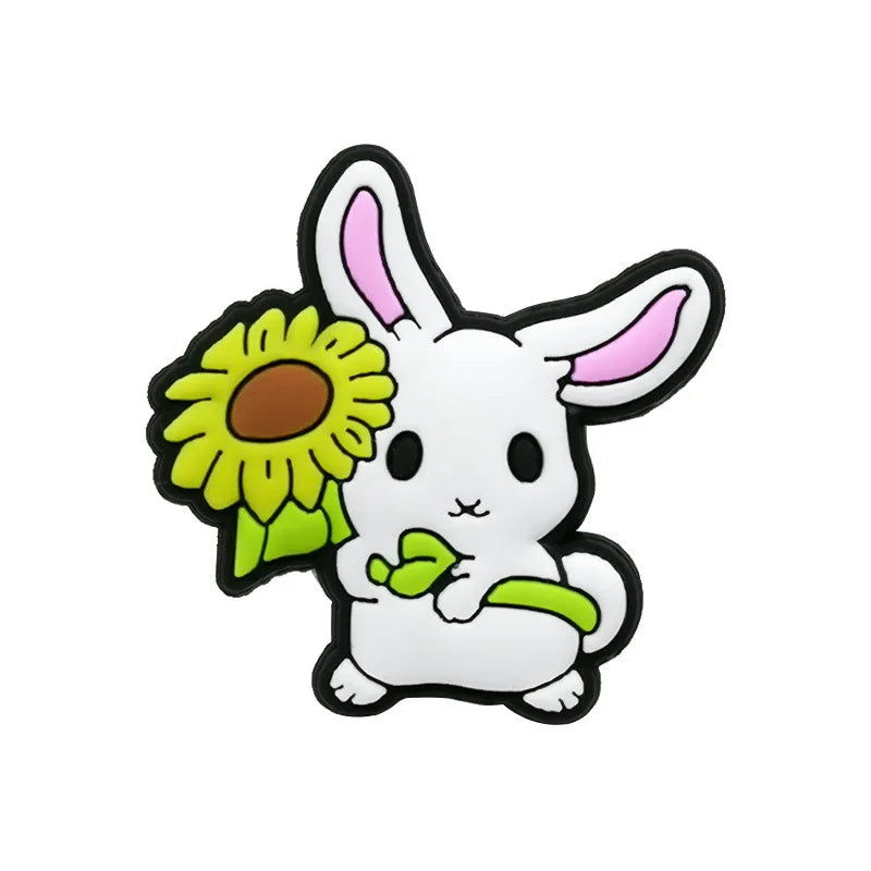 1Pcs Cute Animal Shoe Charm for Crocs Clog Bracelet Wristband Decoration Kids Adults Party Favor Xmas Gifts Accessory