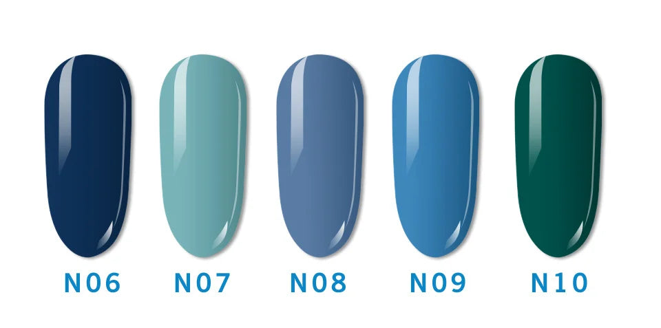 VINIMAY 18 Color Jeans Blue Gel Nail Polish Varnish Nail UV Soak Off Gellak Gelpolish Nail Art Primer Manicure Nails Gel Lacque