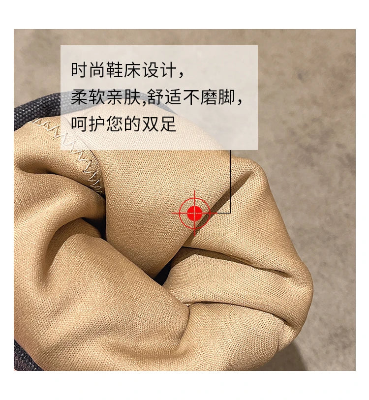 Women's Spring Graffiti High Canvas Boots Round Head Middle Follow Anti-slip Boots Women Leisure Fashion Rubber Sole Botas Mujer