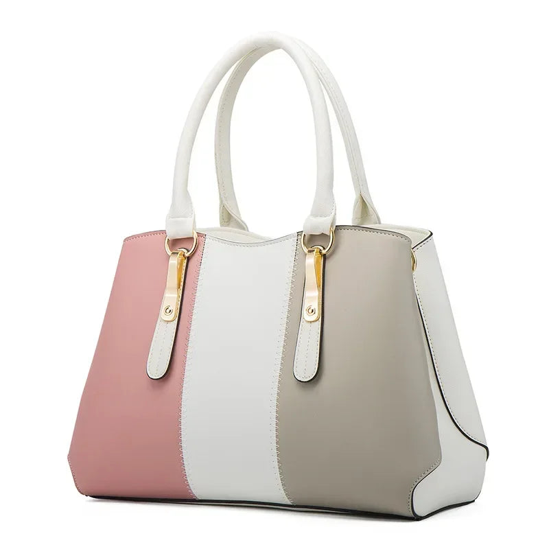 New Fashion Contrasting Women's Bag, Women's Handbag, One-Shoulder, Crossbody Bag, Four-Piece Women's Bag