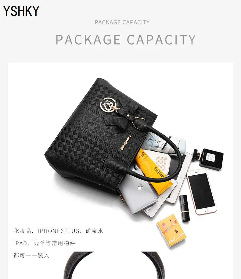 New Woman shoulder bag Large capacity Handbag for Women 2025 Crossbody bag pattern PU Portable bucket bag ladies messenger bags