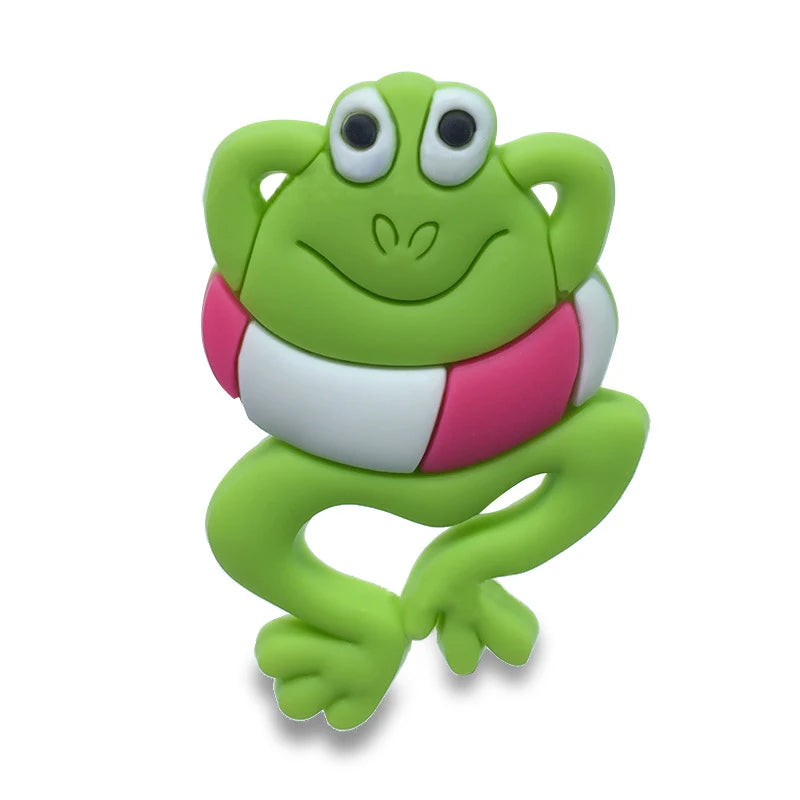 1Pcs Cute Animal Shoe Charm for Crocs Clog Bracelet Wristband Decoration Kids Adults Party Favor Xmas Gifts Accessory