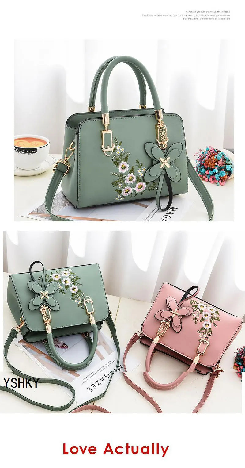 Woman shoulder bag Large capacity Handbag for Women Crossbody bag Lychee pattern Portable bucket bag ladies messenger bags