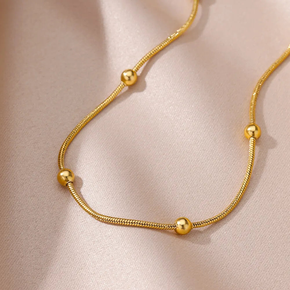 Anklets for Women Stainless Steel Gold Color Chain Anklet Female Summer Beach Accessories Foot Leg Bracelets Fashion Jewelry