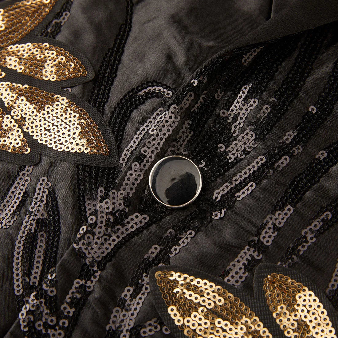 New men's (suit + western pants) high-quality fashion trend gold sequin applique suit suit casual suit jacket song two-piece set