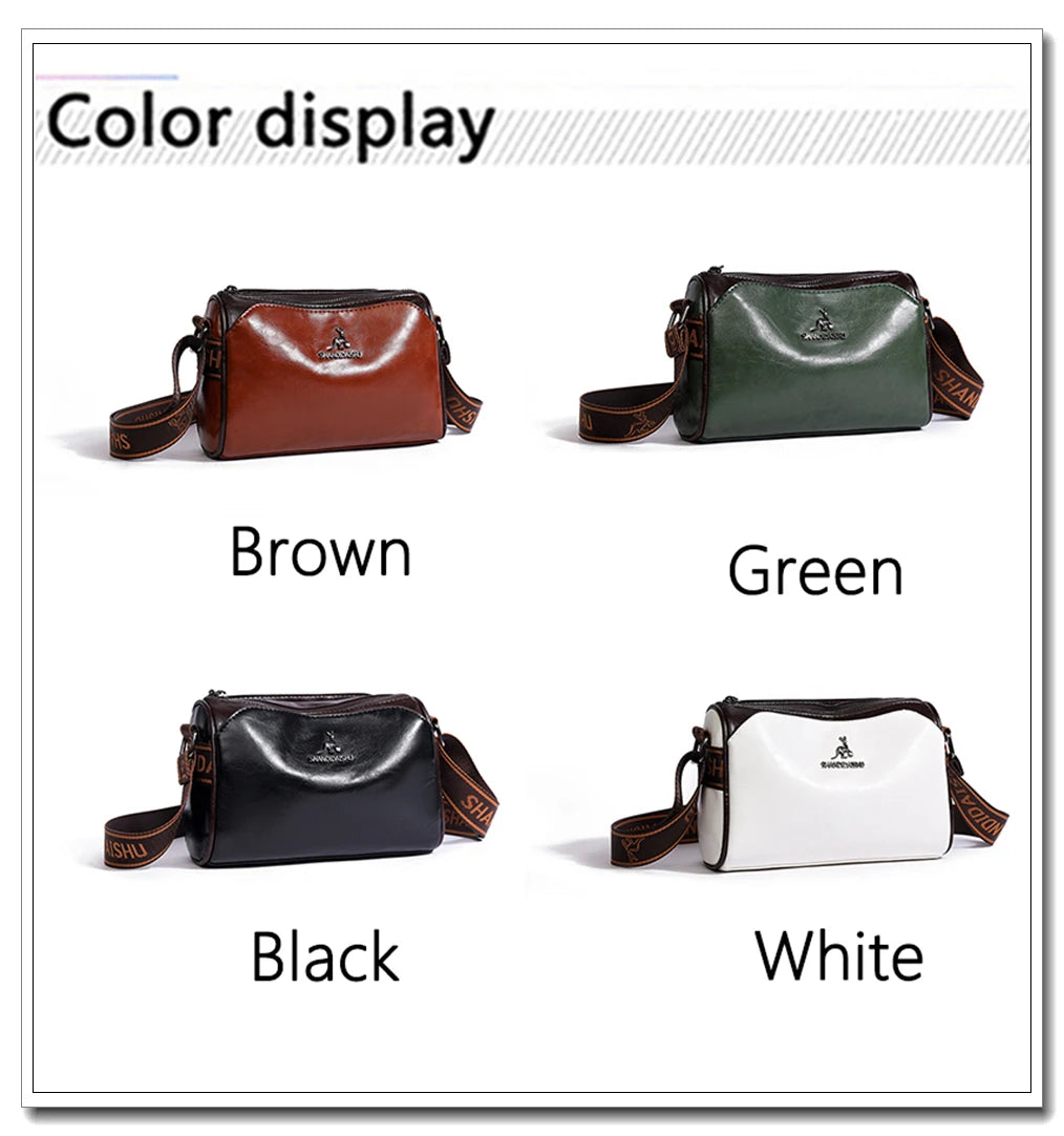 New Fashion Women's Genuine Leather Shoulder Bag Luxury Designer Handbag Brand Crossbody Bolsas For Girl Bags Messenger Bags Sac