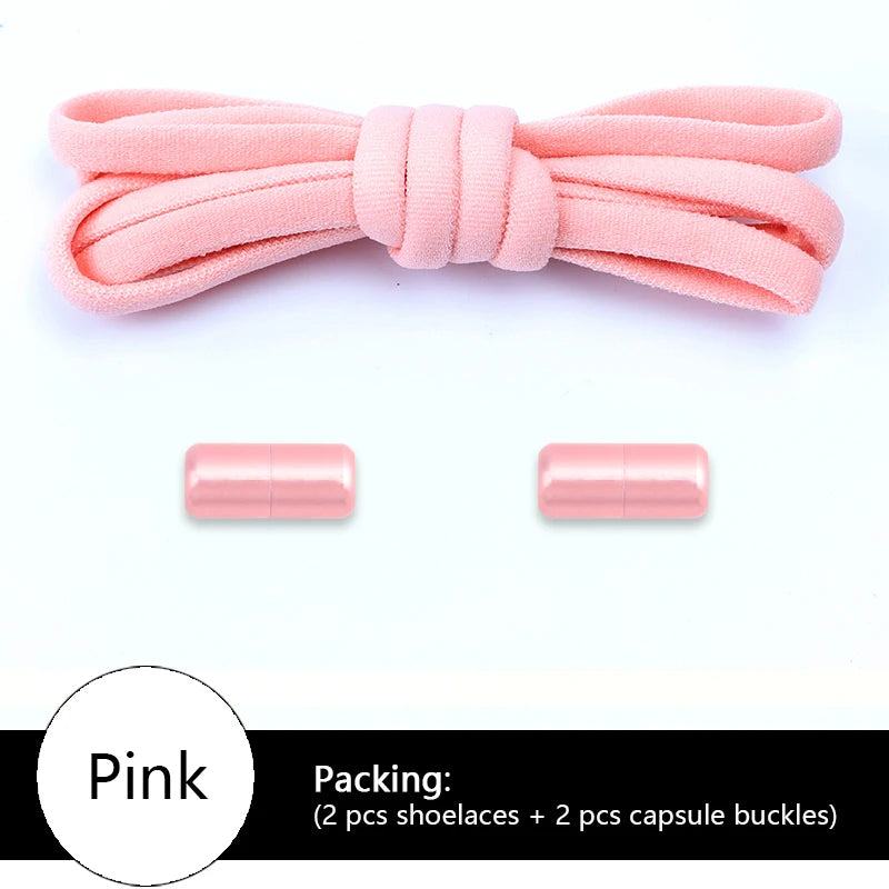 Elastic Shoelaces 21 Color Options No Tie Needed for Sneakers Children and Adults Eye Catching Lazy Shoes Lace Accessories