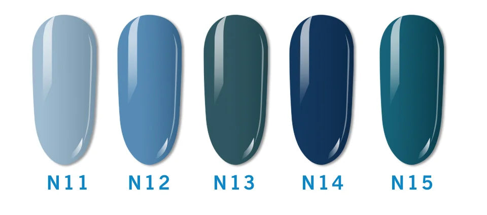 VINIMAY 18 Color Jeans Blue Gel Nail Polish Varnish Nail UV Soak Off Gellak Gelpolish Nail Art Primer Manicure Nails Gel Lacque