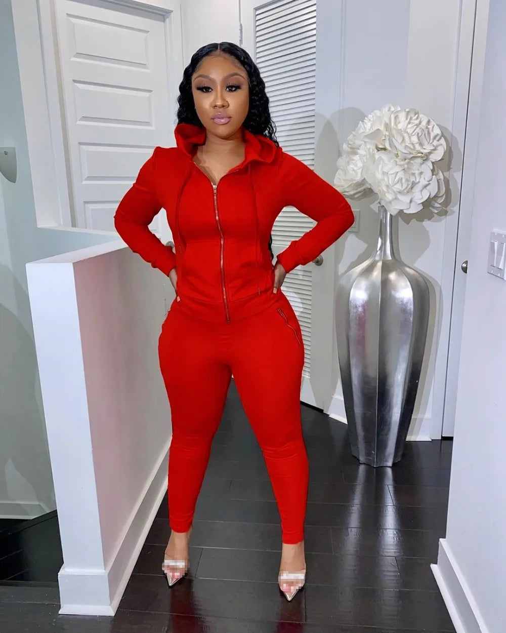 2 piece set women outfits tracksuit long sleeve sweatshirt pants two piece set fall clothes for women hooded outfits wholesale