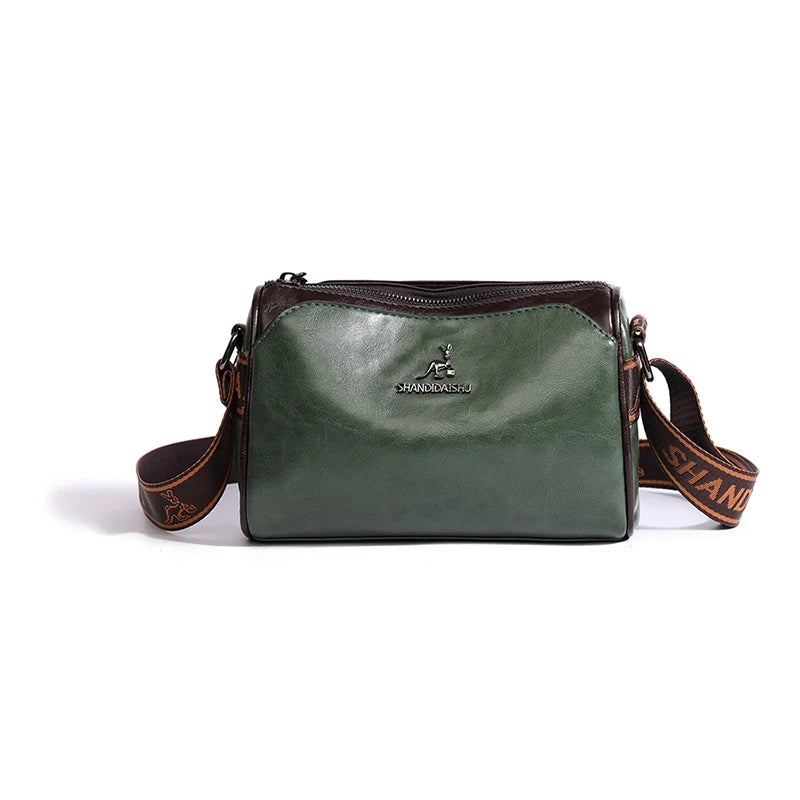 New Fashion Women's Genuine Leather Shoulder Bag Luxury Designer Handbag Brand Crossbody Bolsas For Girl Bags Messenger Bags Sac