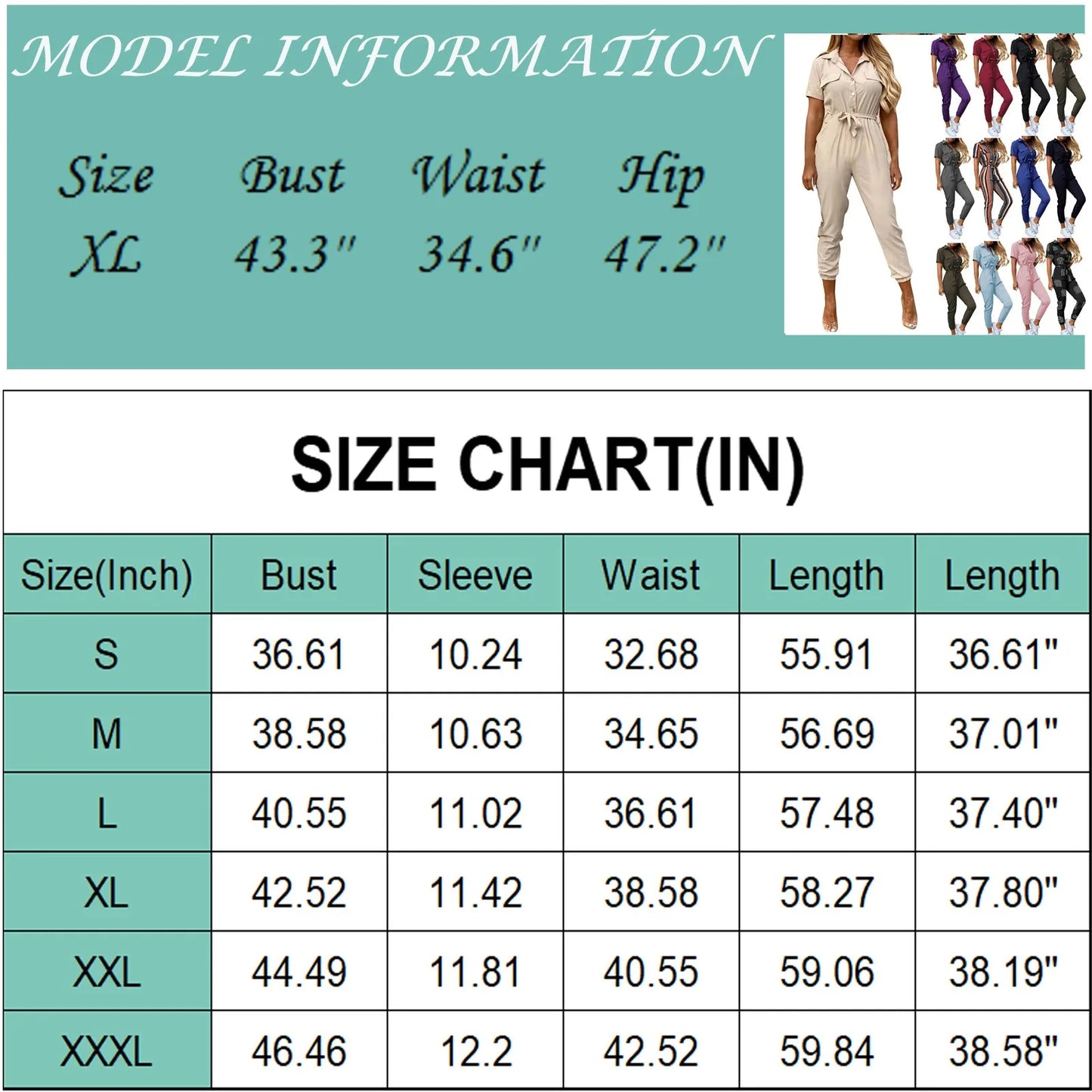 Women's Casual Lapel Lace-Up Printed Belt Short Sleeve Jumpsuit Summer Fashion Workwear Keep Short Eye Catching Junior Size