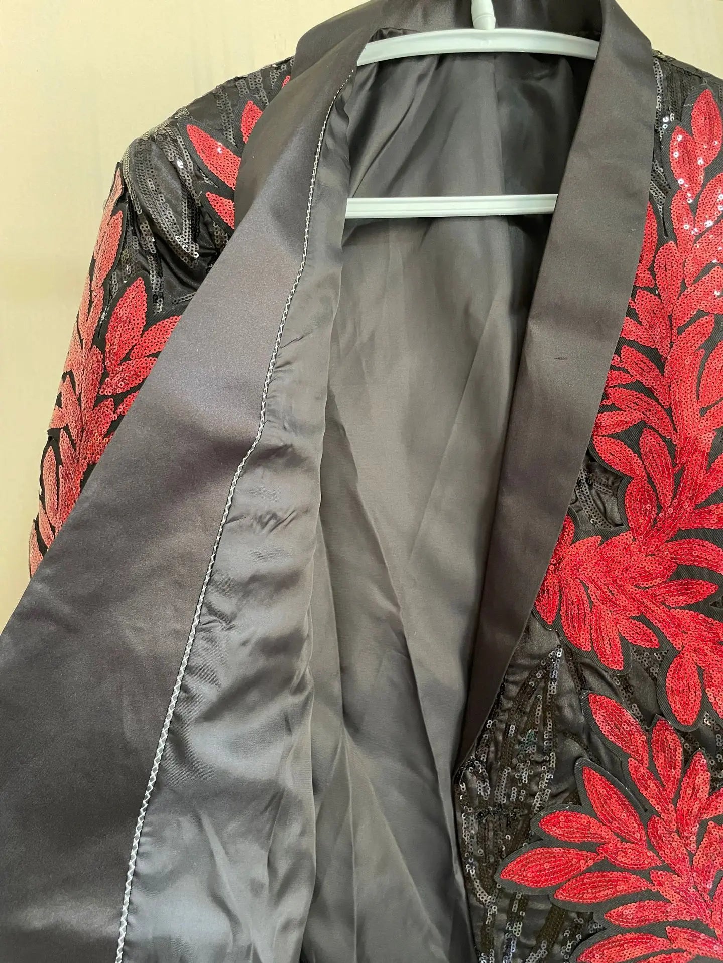 New men's (suit + western pants) high-quality fashion trend gold sequin applique suit suit casual suit jacket song two-piece set