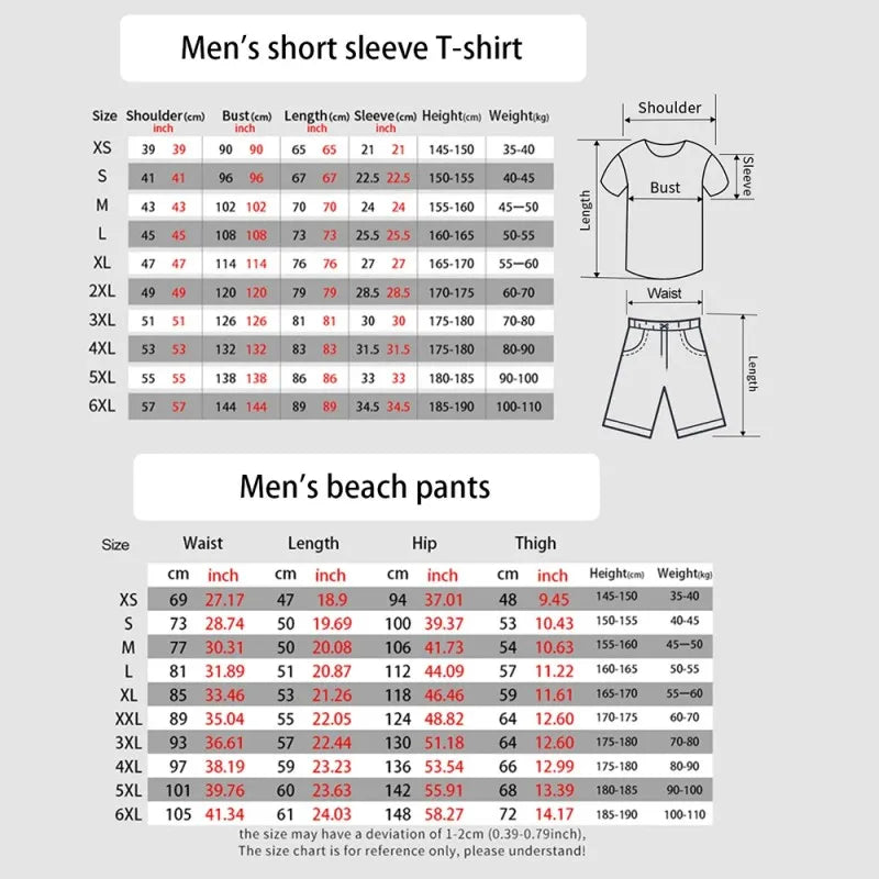 Men's Quick Drying Summer Casual Sports Suit Short Sleeve O-Neck Polyester Loose Fit Trendy Streetwear Ensemble