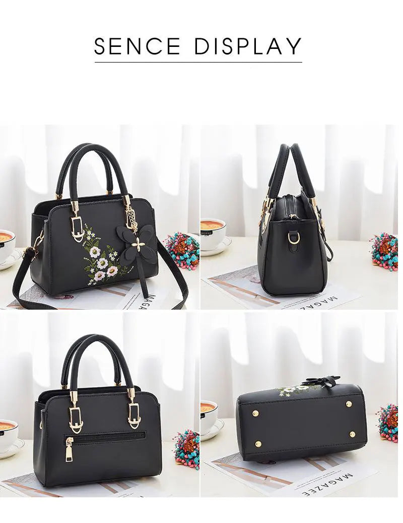 Woman shoulder bag Large capacity Handbag for Women Crossbody bag Lychee pattern Portable bucket bag ladies messenger bags