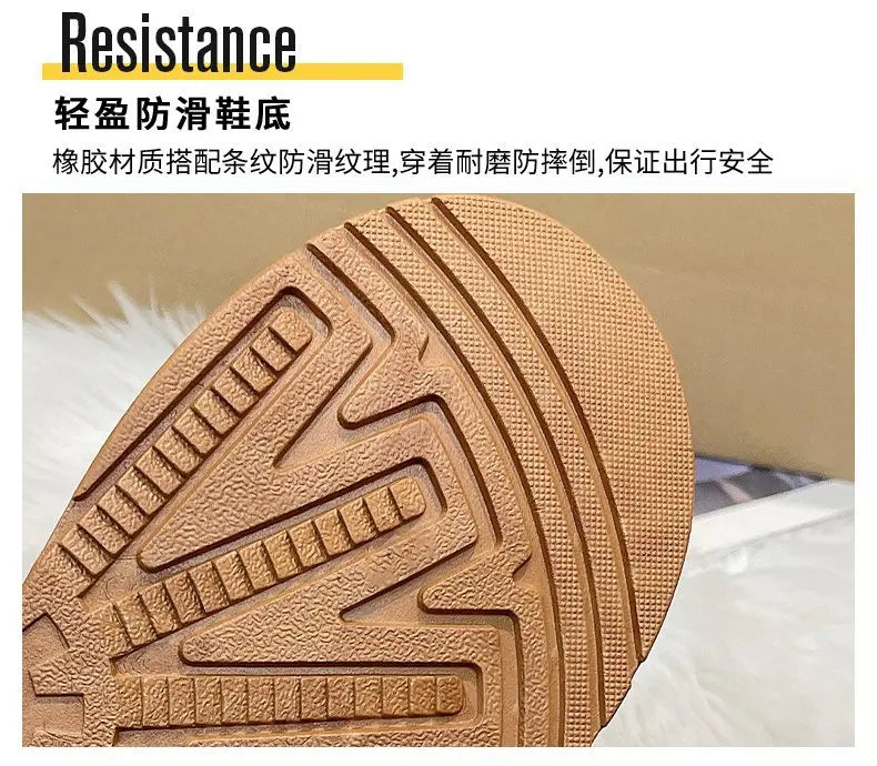 Women's Wool Slippers Warm Platform Wool Slipperswomen Slippers Women Sheepskin Slippers Women Shoes 2024