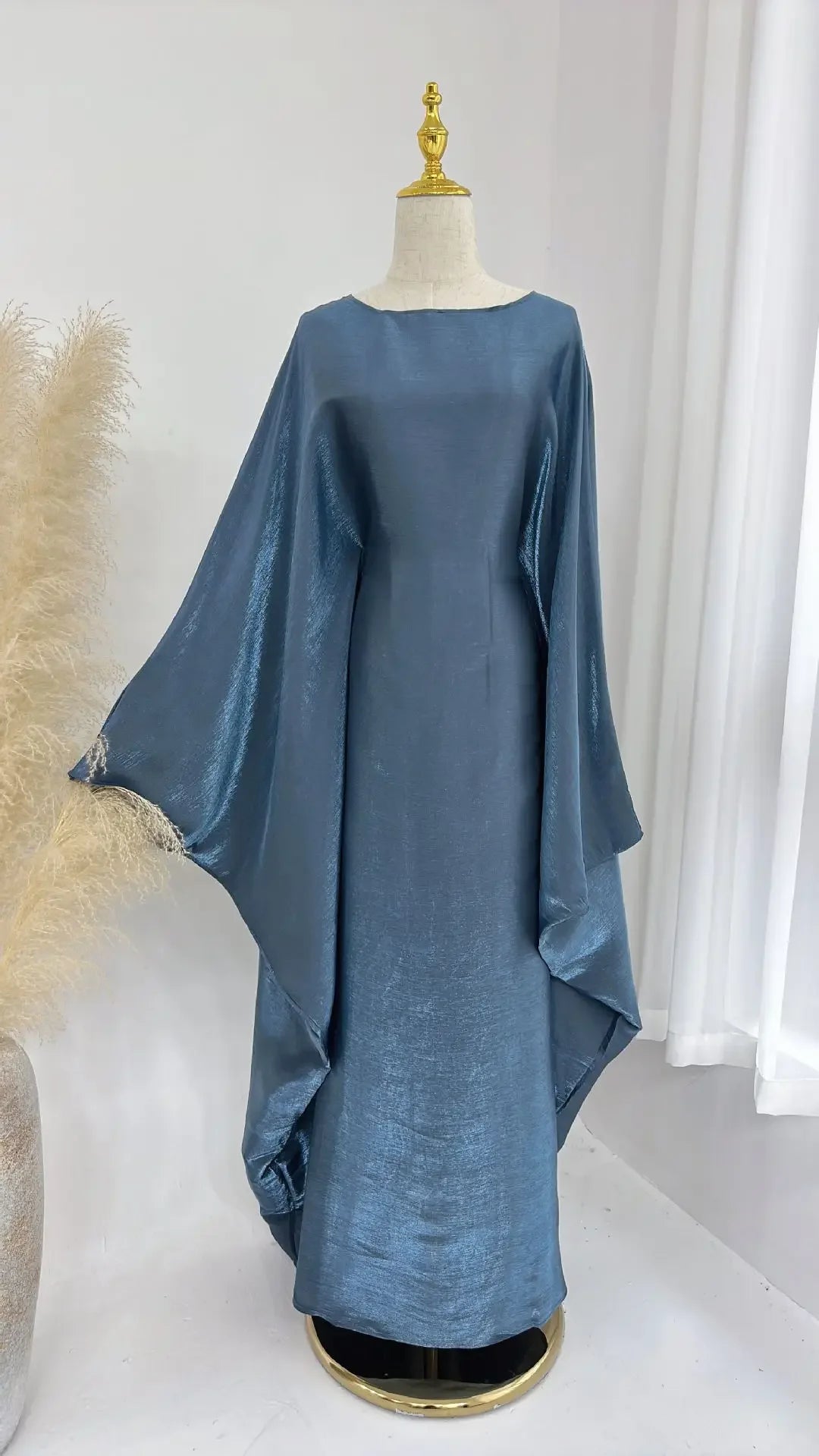 20 Colors Shiny Butterfly Abaya Inside Belt Muslim Party Dress Summer Abayas Women Dubai Luxury Turkey Islam Outfit Kaftan Robe