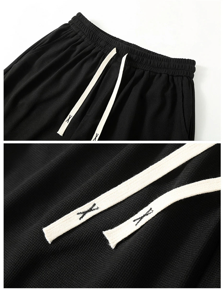 Tracksuits Plus Size 12XL Men's Sets Fashion Casual Chinese Traditional Style T-shirts Pants Suits Male Sets Big Size