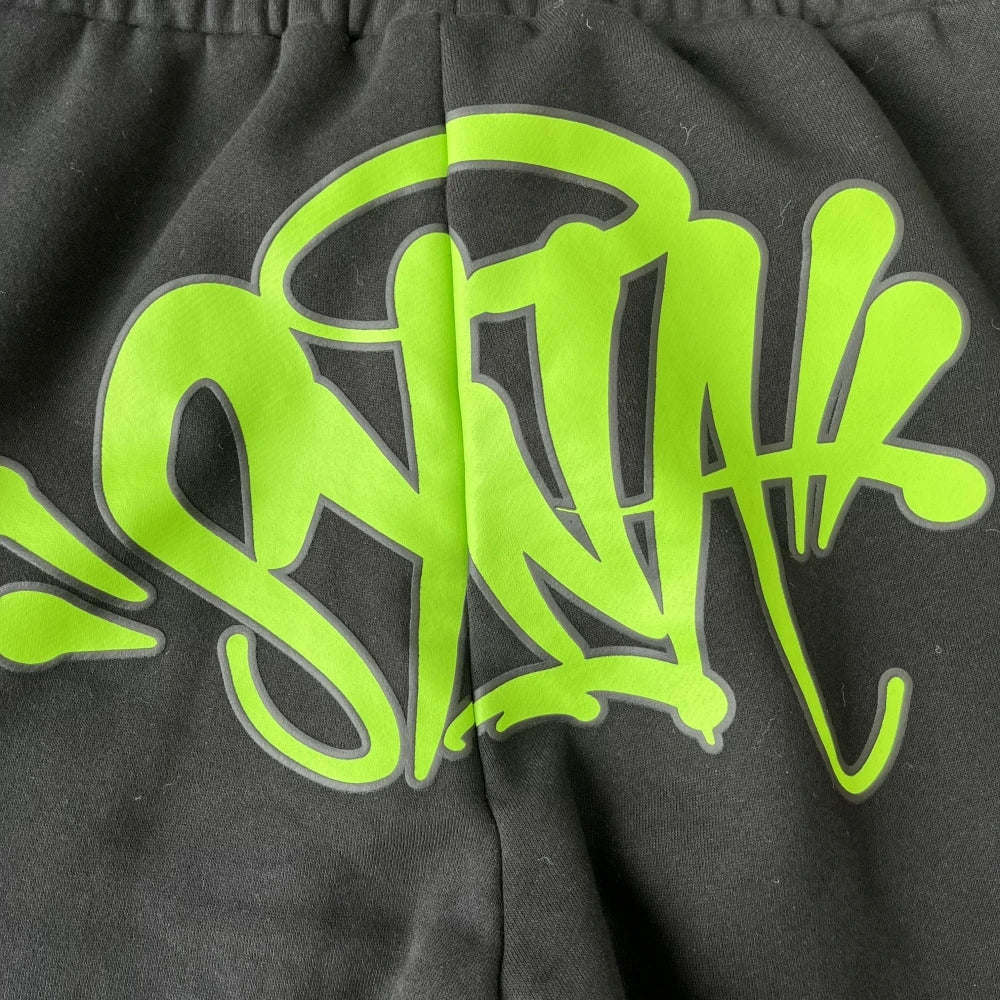 Street Brand Fashion Casual Tracksuits Tops Long Pants Set Winter Cotton Hip Hop Men Women Hooded Sweatshirt Sports Trousers