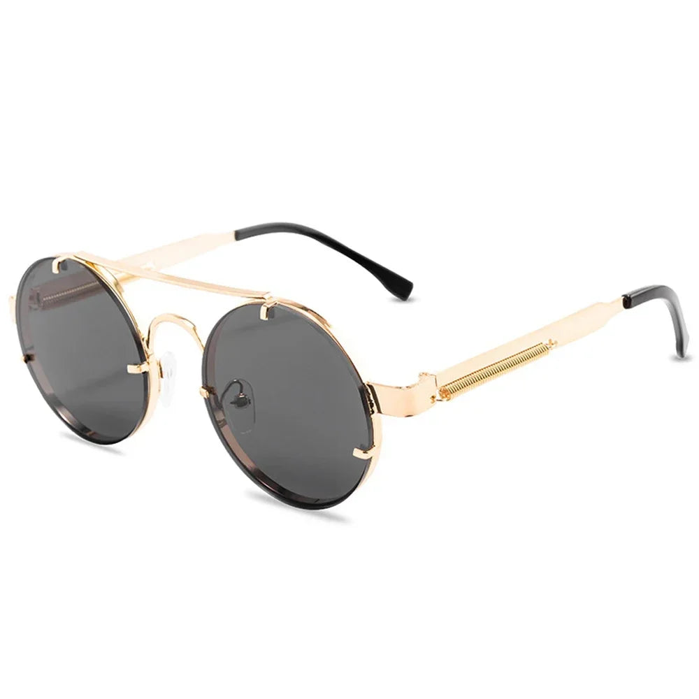 Luxury Brand Designer Sunglasses for Men and Women Classic Retro Round Metal Frame UV400 Sunglasses