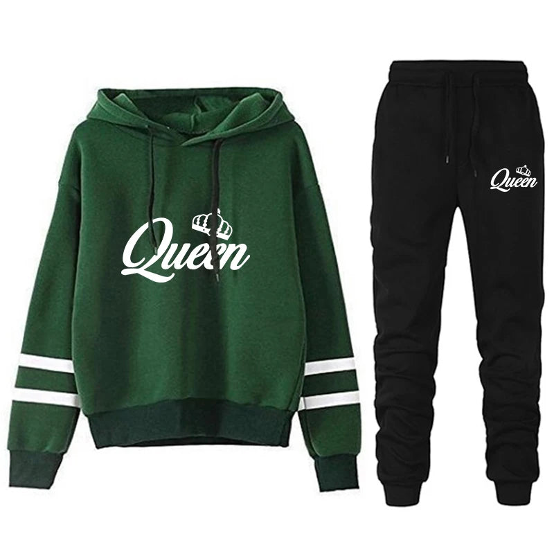 Hot Sales Women's Sweatshirts Casual Tracksuit Hoodies 2024 Fashion Printing Outdoors Daily Stripe Pullovers Jogging Sweat Pants