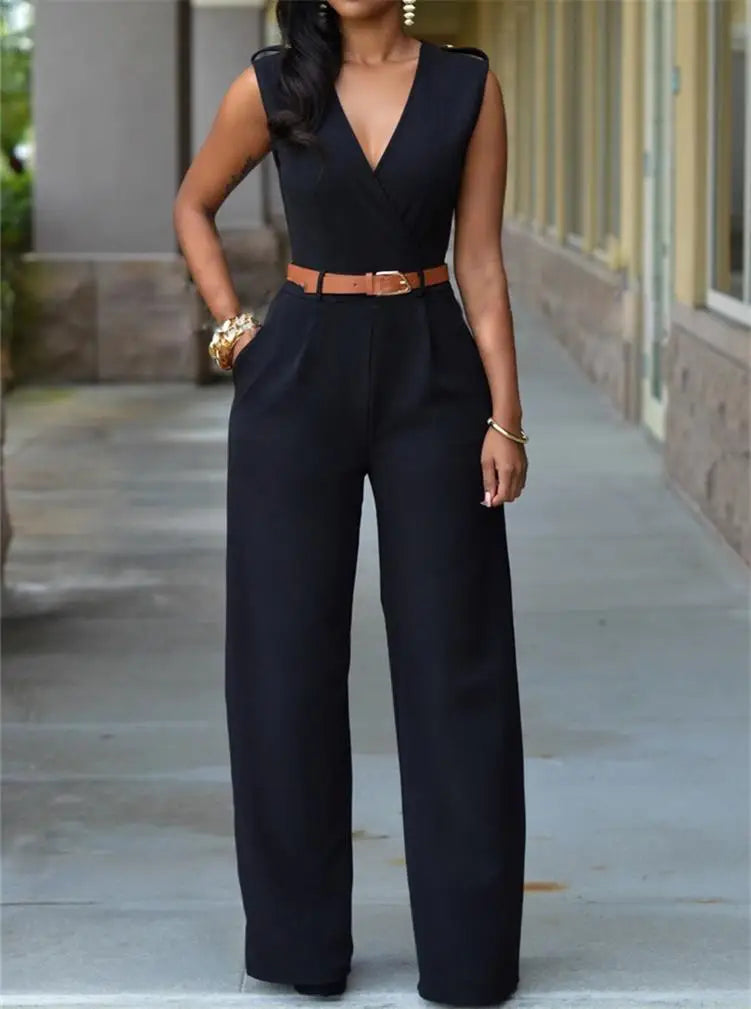 Newly Women Jumpsuit Lady Sleeveless Romper Bodysuit Bodycon Party Streetwear Outfit Clothes Party Playsuit