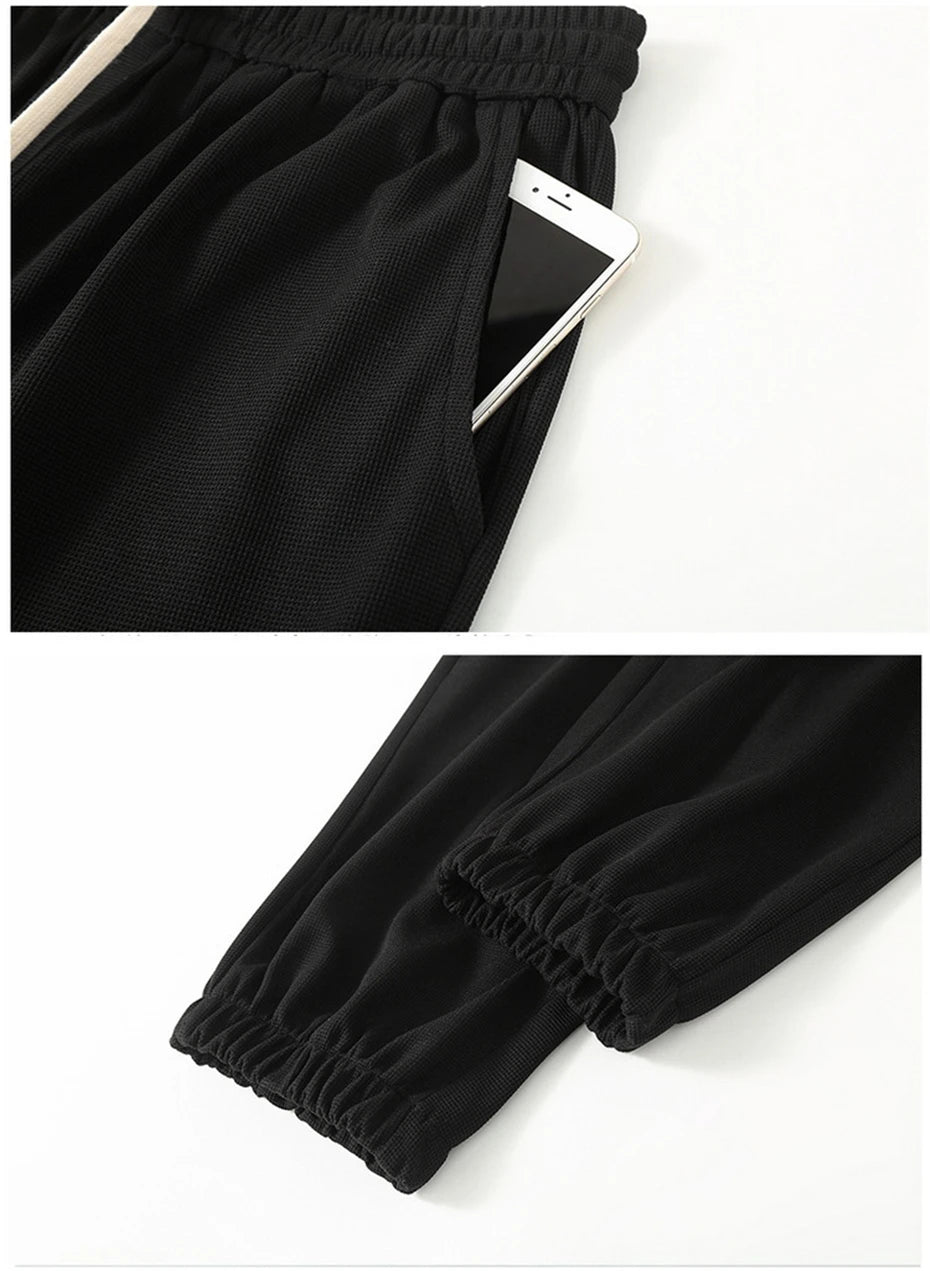 Tracksuits Plus Size 12XL Men's Sets Fashion Casual Chinese Traditional Style T-shirts Pants Suits Male Sets Big Size