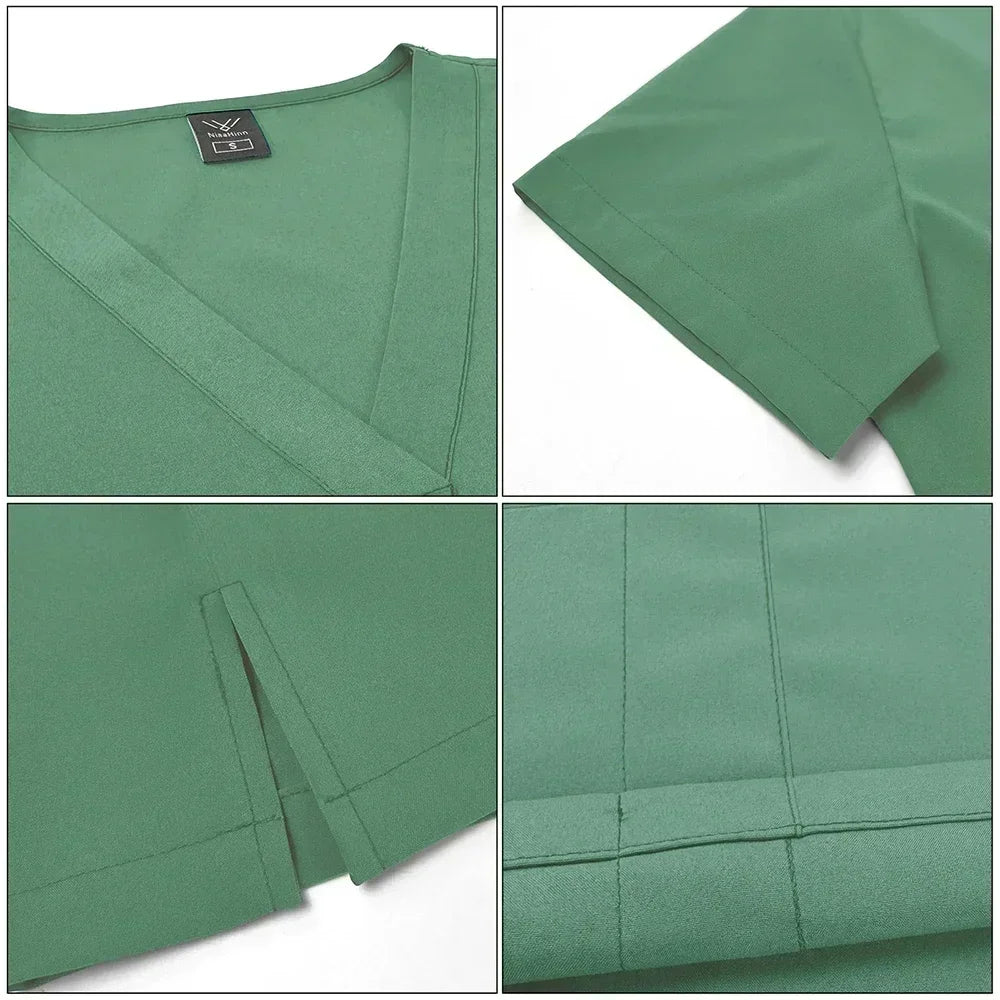 Medical Scrubs Uniform Women Scrub Sets Nursing Surgery, Dental Clinic or Beauty Salon Workwear