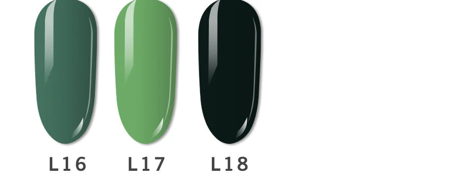 VINIMAY 18 Color Green Gel Nail Polish UV Nail Gel Lak Primer Soak Off Nail Art Design Lacque Nail Gel Varnish Gelpolish