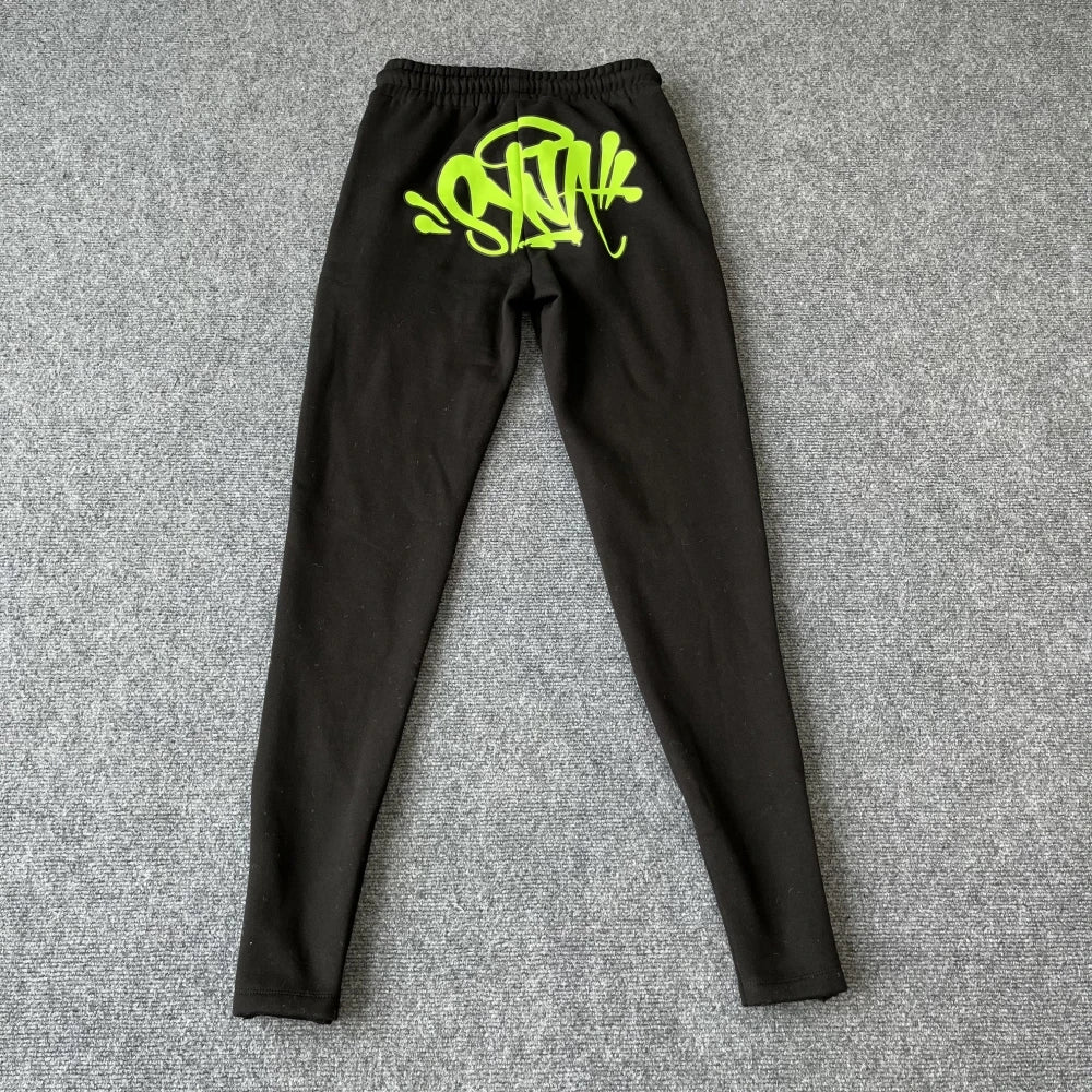 Street Brand Fashion Casual Tracksuits Tops Long Pants Set Winter Cotton Hip Hop Men Women Hooded Sweatshirt Sports Trousers