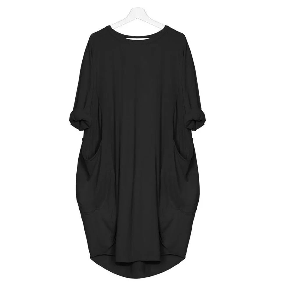 Spring Autumn Long Sleeve Casual Loose Dress Maternity Clothes for Pregnant Women Vestidos Gravidas Lady Dress Pregnancy Dresses