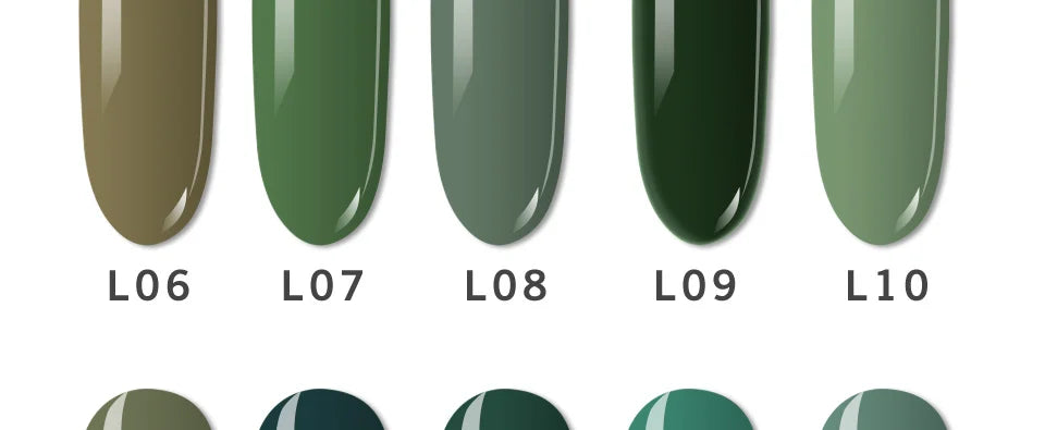VINIMAY 18 Color Green Gel Nail Polish UV Nail Gel Lak Primer Soak Off Nail Art Design Lacque Nail Gel Varnish Gelpolish