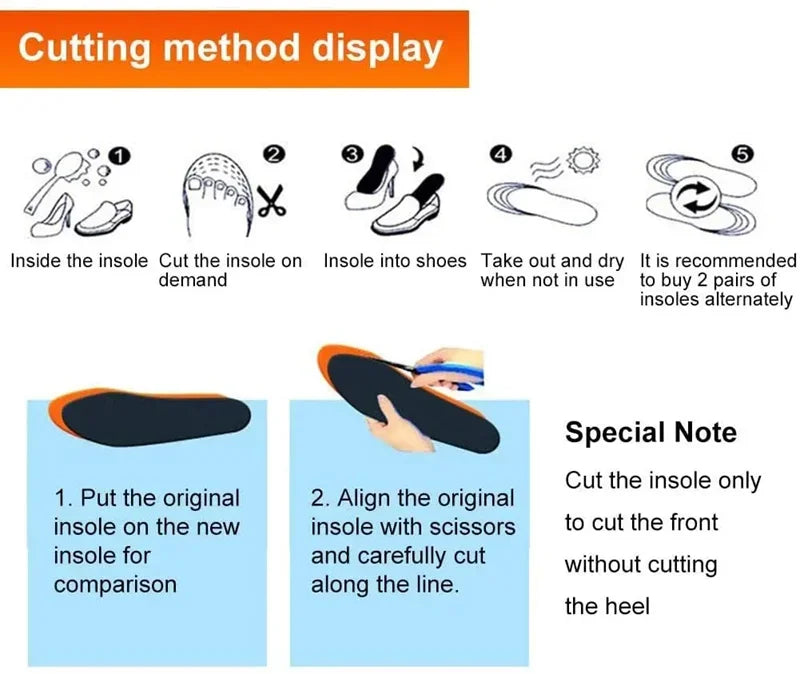 1Pair USB Heating Shoes Insole Quality Winter Warm Insoles for Feet Men Women Electrically Heated Shoe Sole Non Slip Shoe Pads