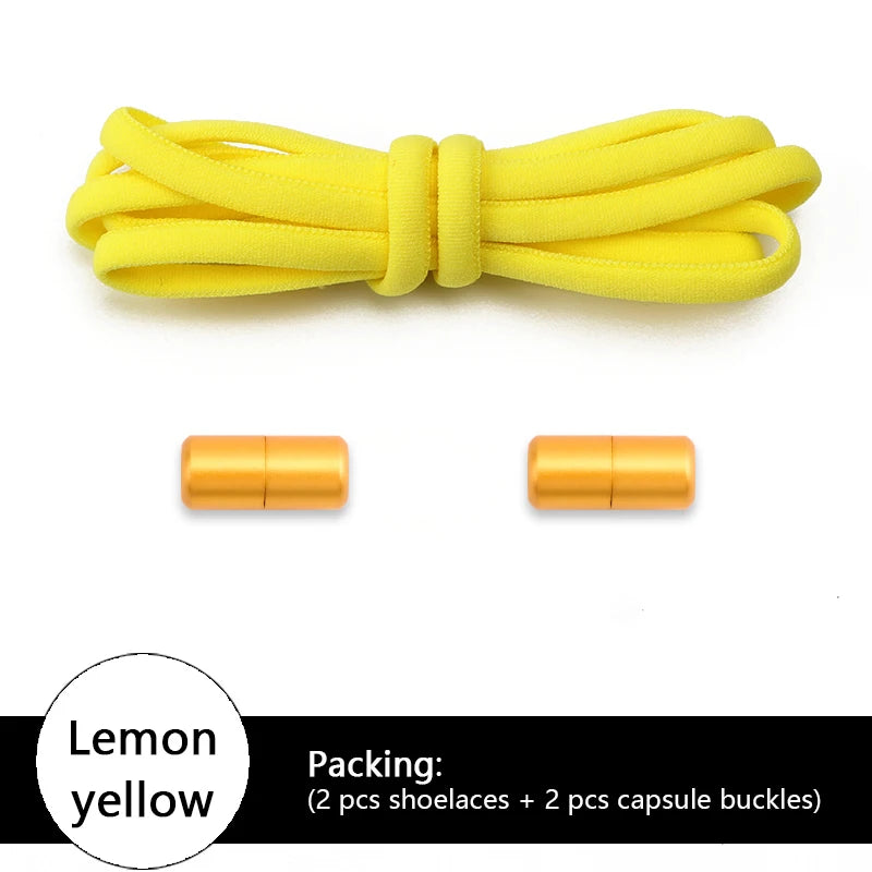 Elastic Shoelaces 21 Color Options No Tie Needed for Sneakers Children and Adults Eye Catching Lazy Shoes Lace Accessories