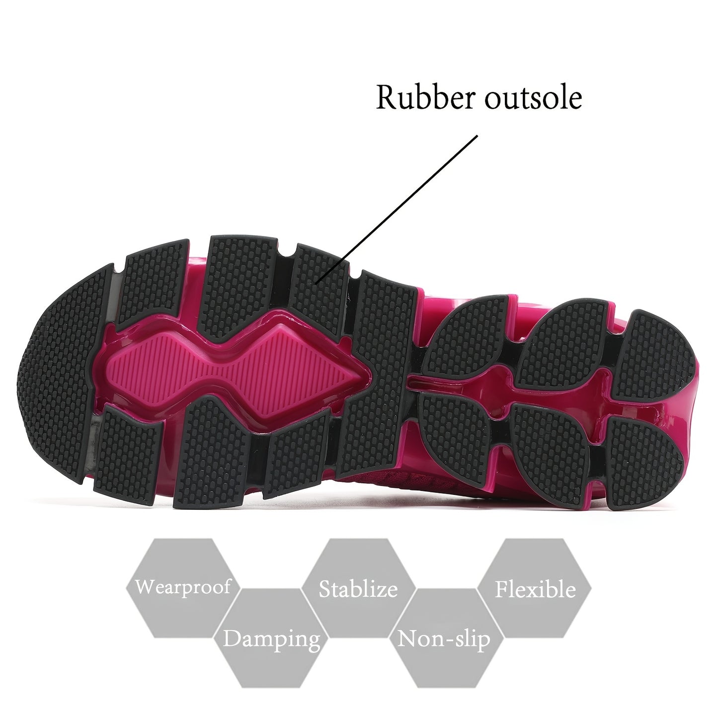 Geometric Print Women's Sneakers for Fall - Breathable Stabilizing All-Season Running Comfort Fabric Insole Rubber Sole