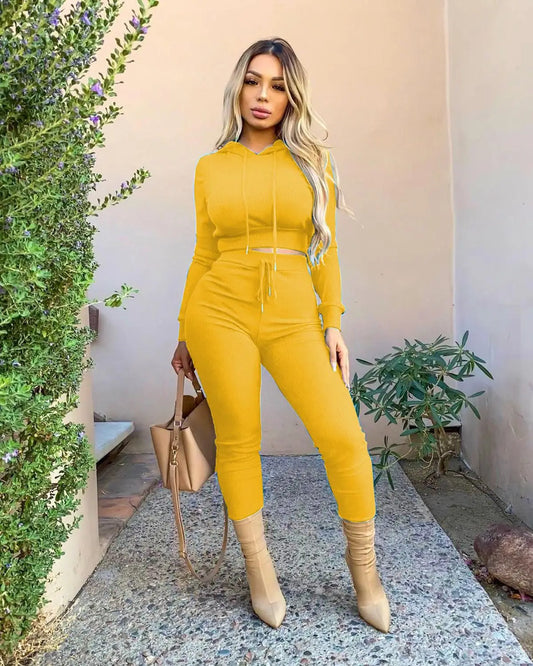 Two Piece Outfits for Women Winter Clothes Tracksuit Women 2 Piece Sets Outfits Long Sleeve Seatshirt Pants